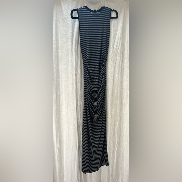 Ingrid + Isabel Maternity Tank Maxi Dress (black and grey stripe) - Picture 5 of 6